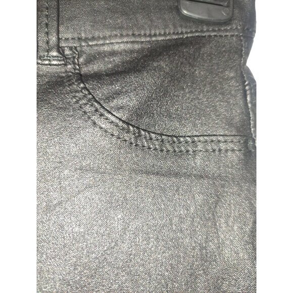 Wonder Nation Womens XL Jegging Black Polyurethane & Rayon Blend Size 14-16 - Picture 4 of 11